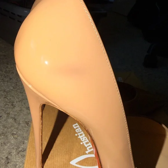 Christian Louboutin Blush Patent Leather Heels